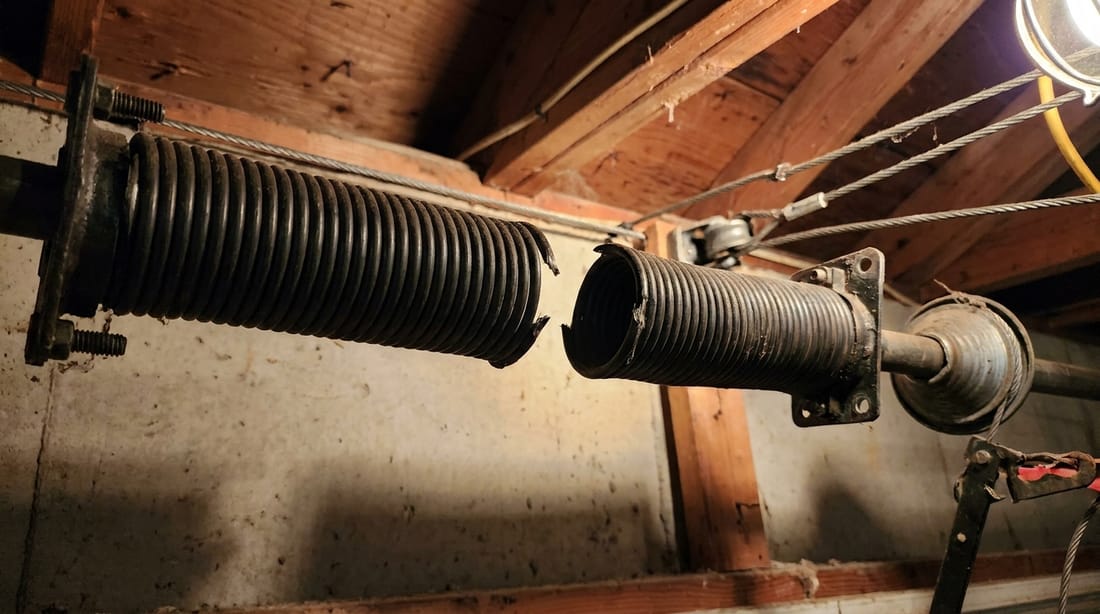 7 Warning Signs Your Garage Door Spring Is About to Break